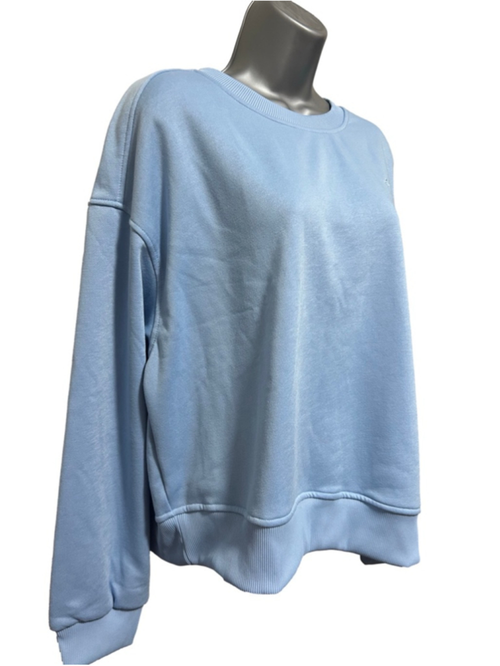 NWOT Halara Round Neck Dropped Shoulder Long Sleeve Split Hem size XL - Picture 2 of 7